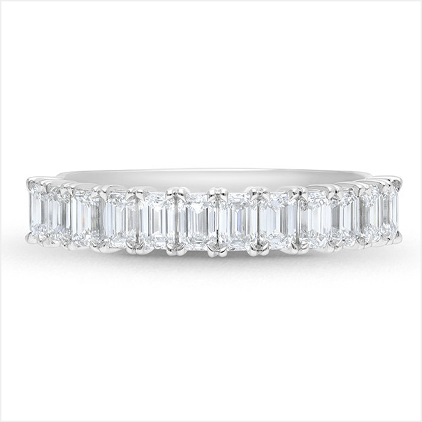 The Raquel - Radiant Cut Diamond Band Ring