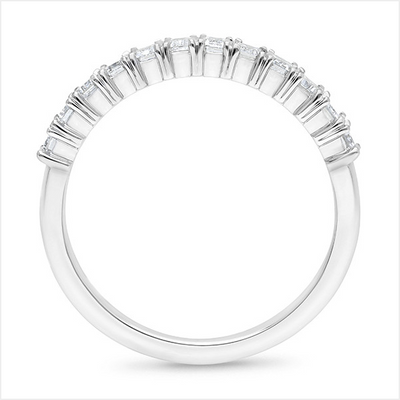 The Raquel - Radiant Cut Diamond Band Ring