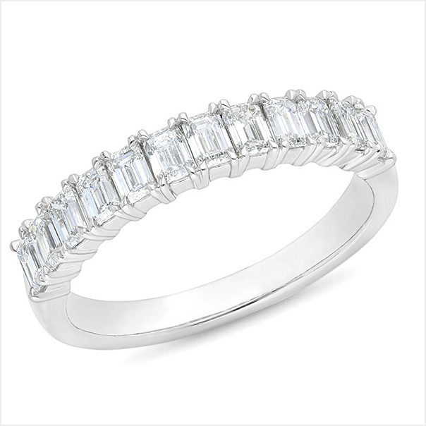 The Raquel - Radiant Cut Diamond Band Ring