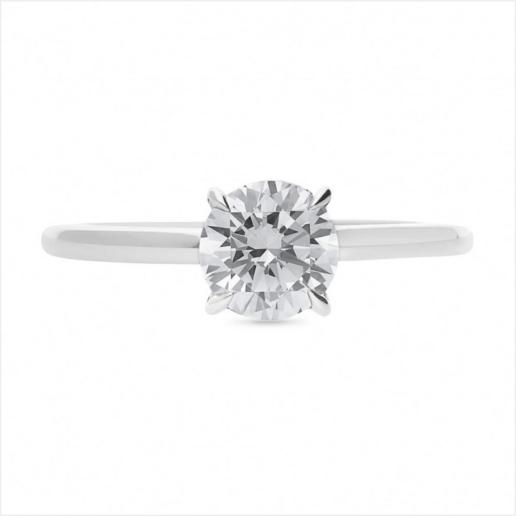The Diana - Round Brilliant Cut Halo Diamond Ring