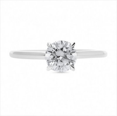 The Diana - Round Brilliant Cut Halo Diamond Ring
