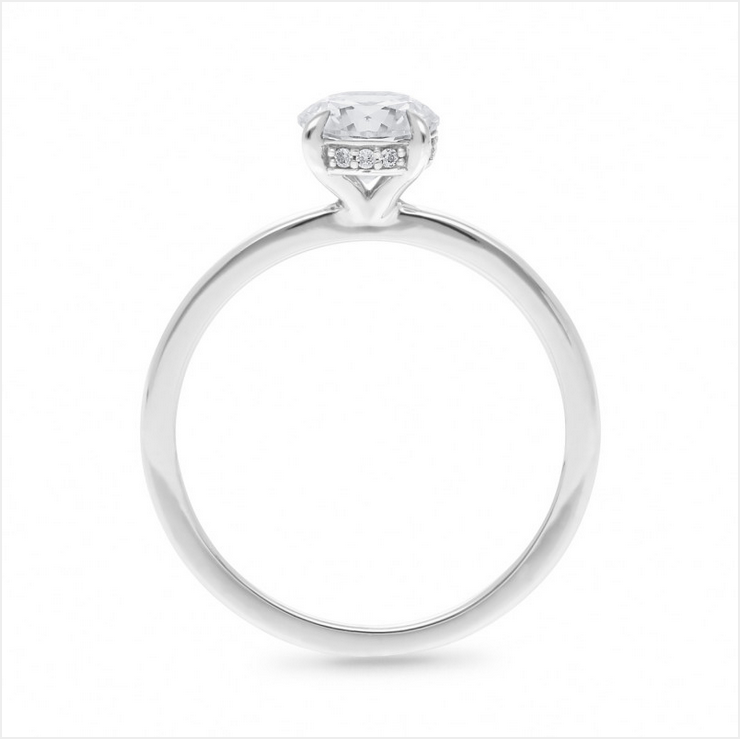 The Diana - Round Brilliant Cut Halo Diamond Ring