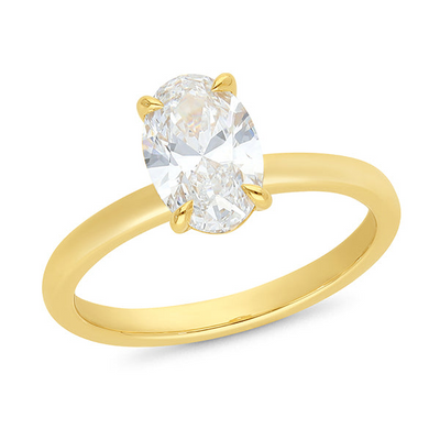 The Juliet - Oval Brilliant Cut Diamond Ring