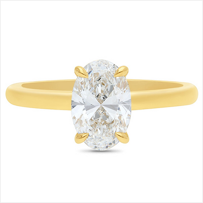 The Juliet - Oval Brilliant Cut Diamond Ring