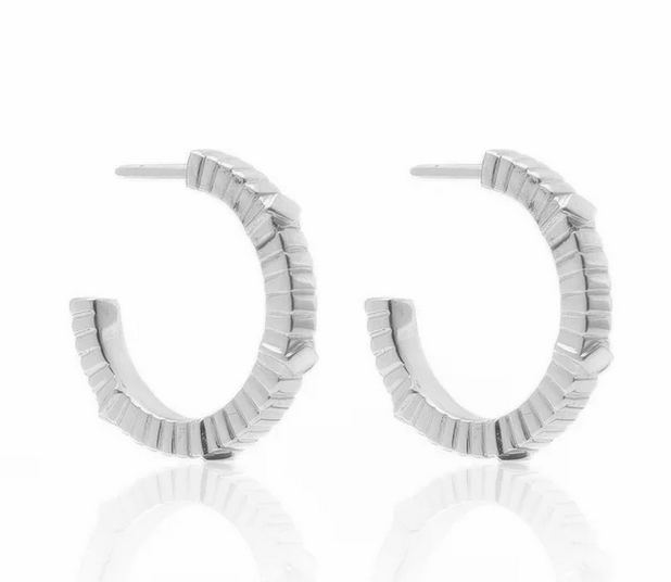 Unity Hoop Earrings - Silver