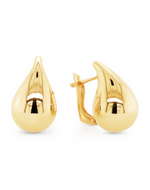 Bonded Teardrop Stud Earrings