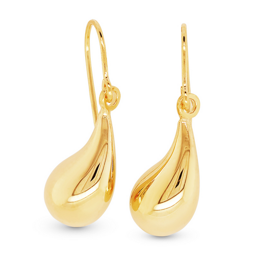 Bonded Teardrop Earring on Shepherds Hook