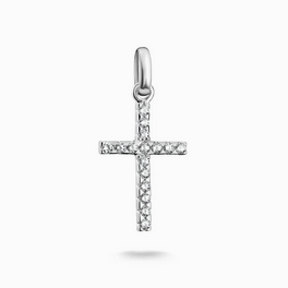 Connect Charm Cross with Stones