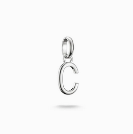 Connect Charm Letter C - Silver