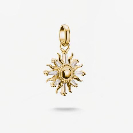 Connect Charm Sun - Gold Plated