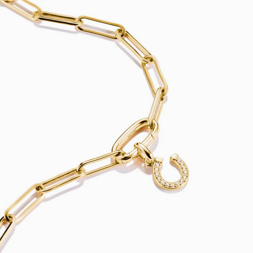 Connect Charm Horseshoe - Gold Plated