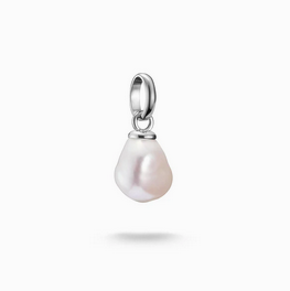 Connect Charm Freshwater Pearl - Silver