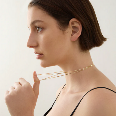 Mirage Double Chain Necklace - SSGP