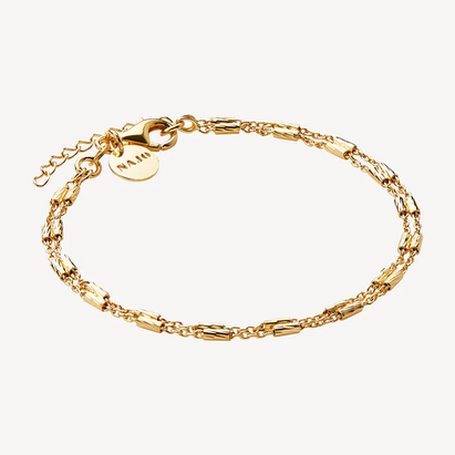 Equilibrium Double-Strand Bracelet (18.5cm + 3cm ext) - SSGP