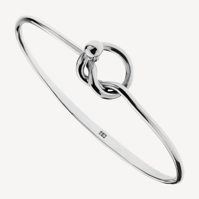 You're My Love Knot Bangle - SS