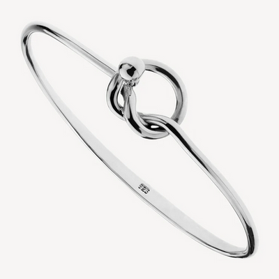 You're My Love Knot Bangle - SS