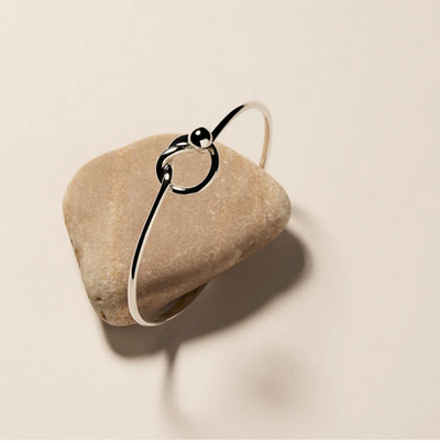 You're My Love Knot Bangle - SS