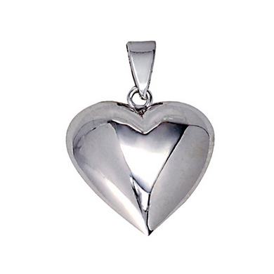 Puff Heart Pendant - SS