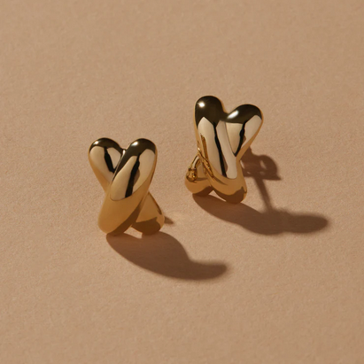 Bisous Stud Earrings - GP
