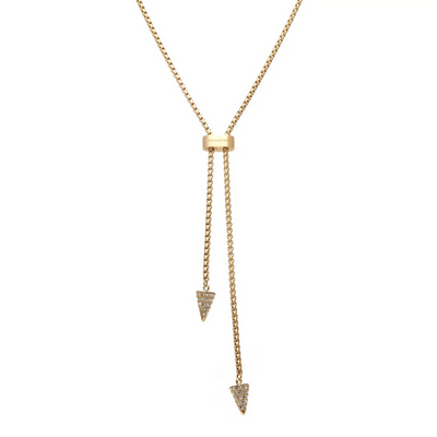 Voltage Lariat CZ + Gold