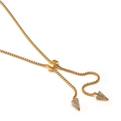 Voltage Lariat CZ + Gold