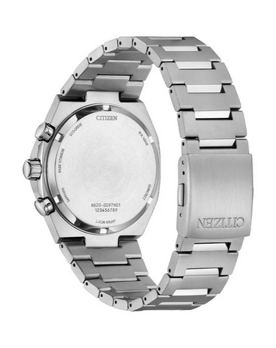 Citizen Zenshin Super Titanium Chronograph Silver Dial