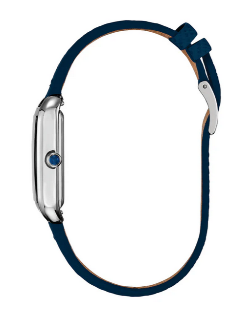 Eco-Drive Blue Dial Leather Strap Watch