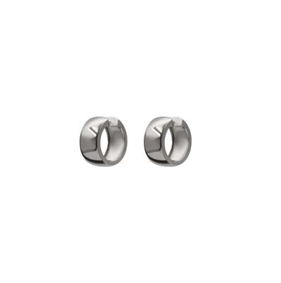 Round Huggie - SS - 8.8 x 19.4mm
