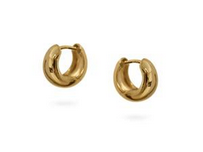 Small Huggie Earring - 9k YG