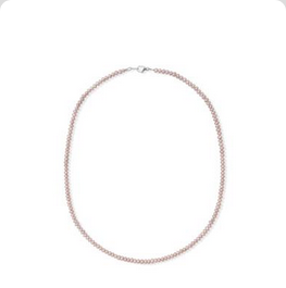Natural Pink Semi-Round Pearl Strand with TC1R Wire – 3.5mm