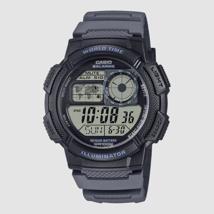 Casio Mens Standard Digital Watch - Black Resin