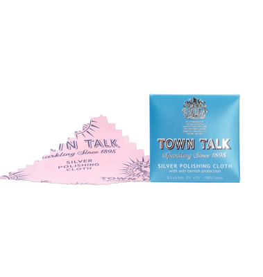 Town Talk Silver Polishing Cloth - Dinky 6.5 x 6.5cm