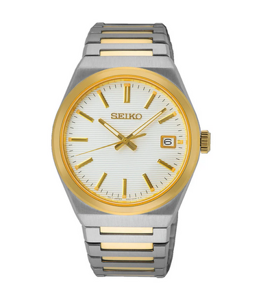 Two Tone Gents Stainless Steel Dress Watch
