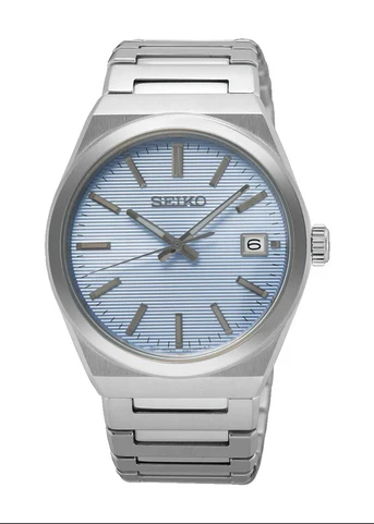 Seiko Gents 100m Quartz Ice Blue Dial Watch
