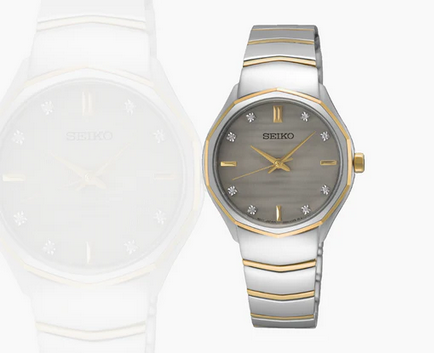 Seiko - 2025 Daywear - 2 Tone -  Natural Diamond Markers