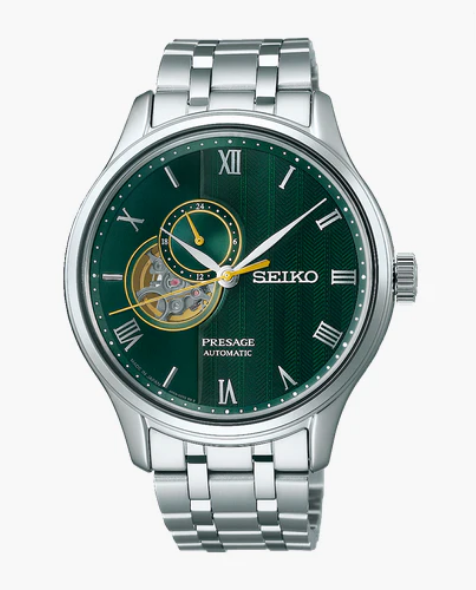 Presage “Japanese Zen Garden” Automatic Green Dial Watch