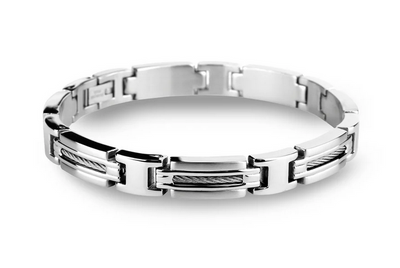 Marina Stainless Steel Cable Bracelet