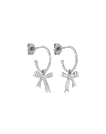 Bow Hoop earrings - SS