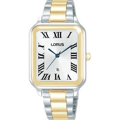 Lorus Ladies Dress - Analogue - 3 Hands - Rectangle - 2 Tone