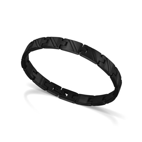 Dear - Black Metal Bracelet