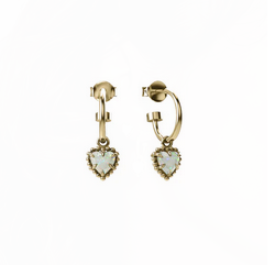Dahlia’s Heart Anchor Earrings - SSGP
