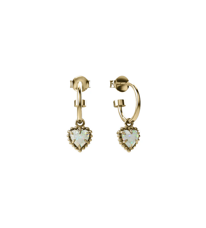 Dahlia’s Heart Anchor Earrings - SSGP