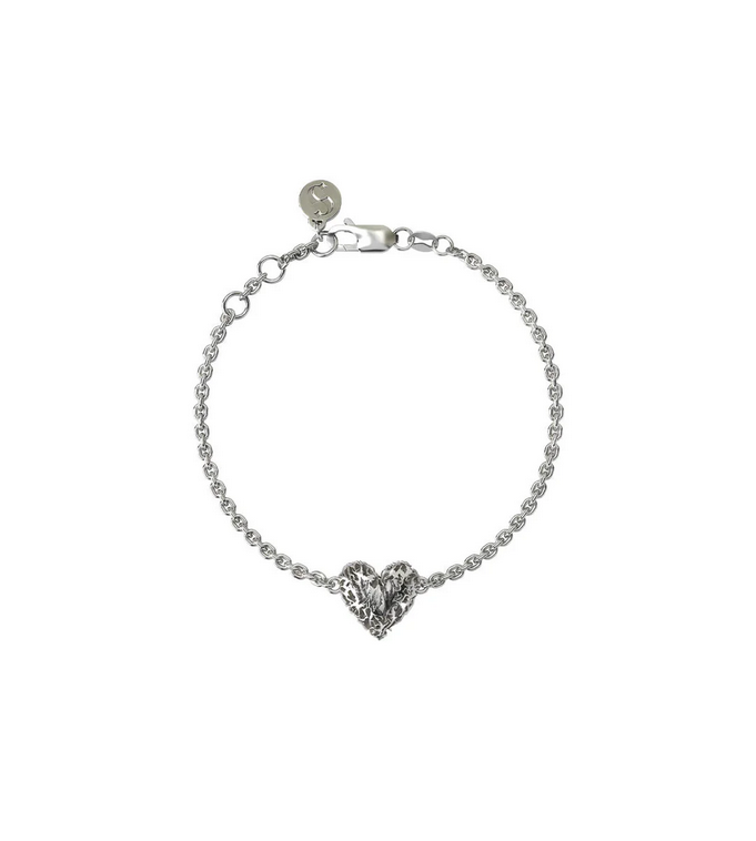 Death Metal Heart Bracelet - SS