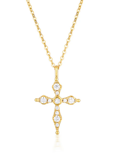 BLESS mini gold cross - SSGP