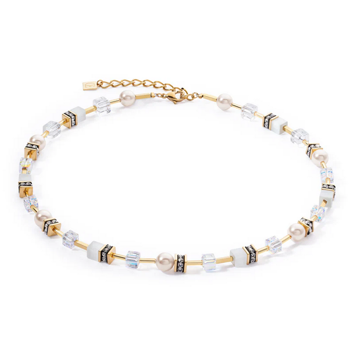 Pearl Mix Gold-White Necklace