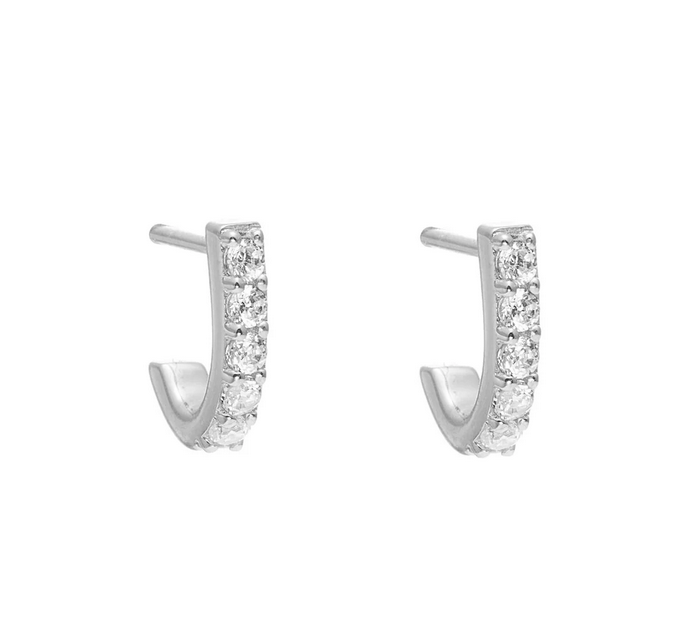 Ciel Earrings CZ + Silver
