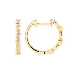 Mini Huggie Diamond earrings