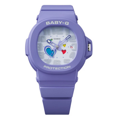 Baby-G Ana Swing Heart Dial - Purple