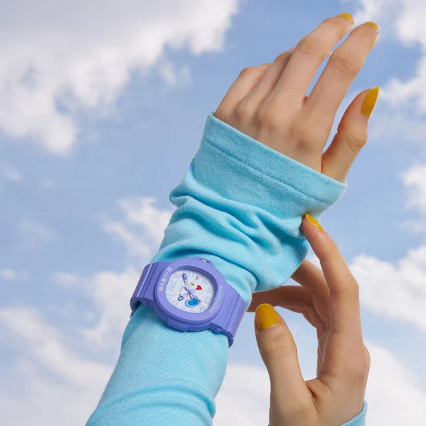 Baby-G Ana Swing Heart Dial - Purple