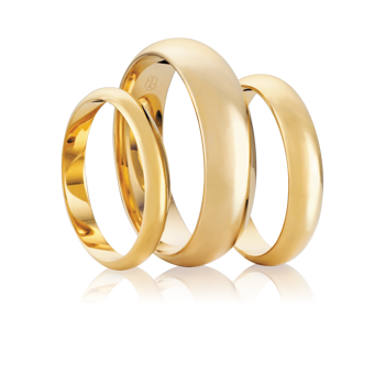 9ct Yellow Gold Gents Wedder -Comfort Fit - Size Y - 7mm
